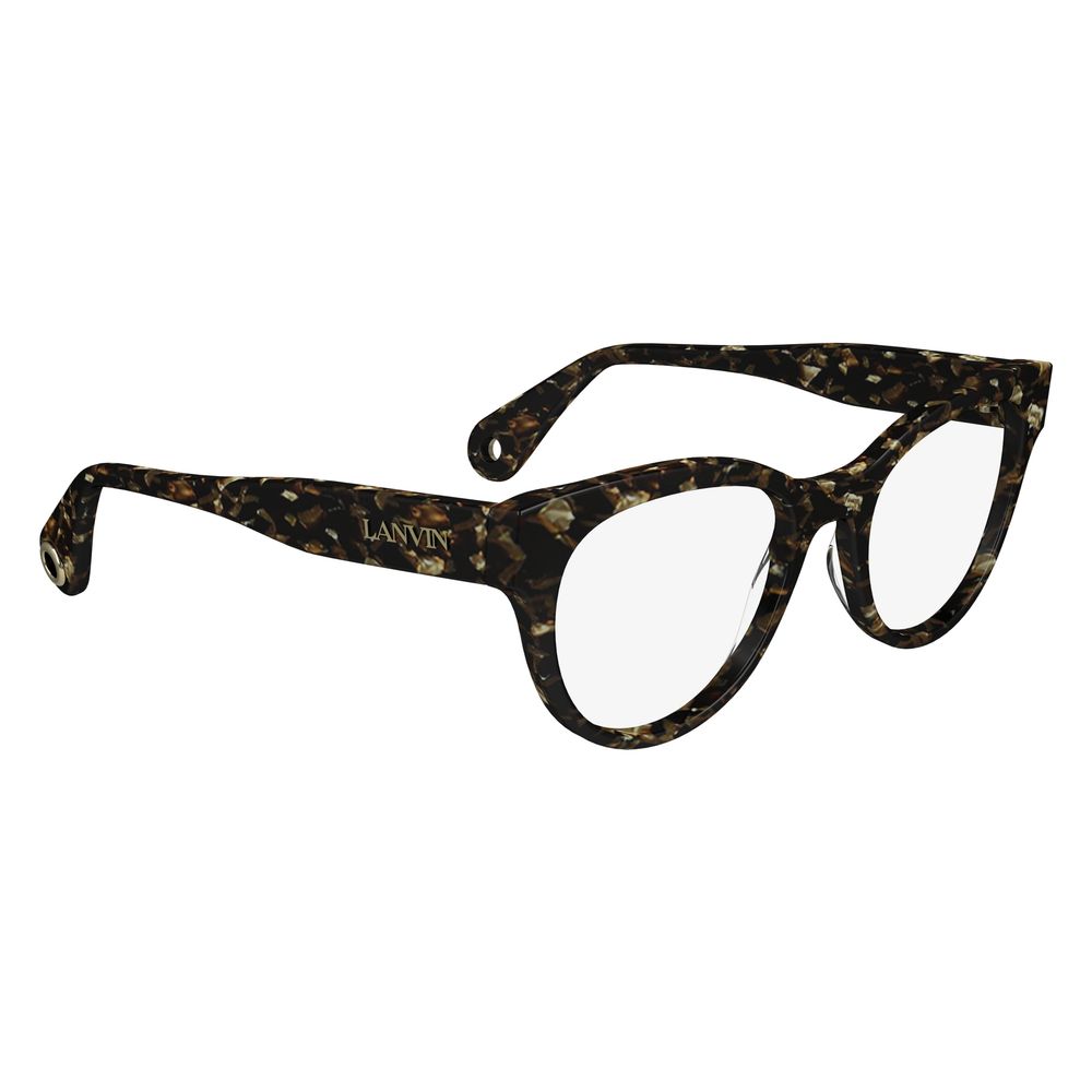 Lanvin Brown Acetate Glasses Frames