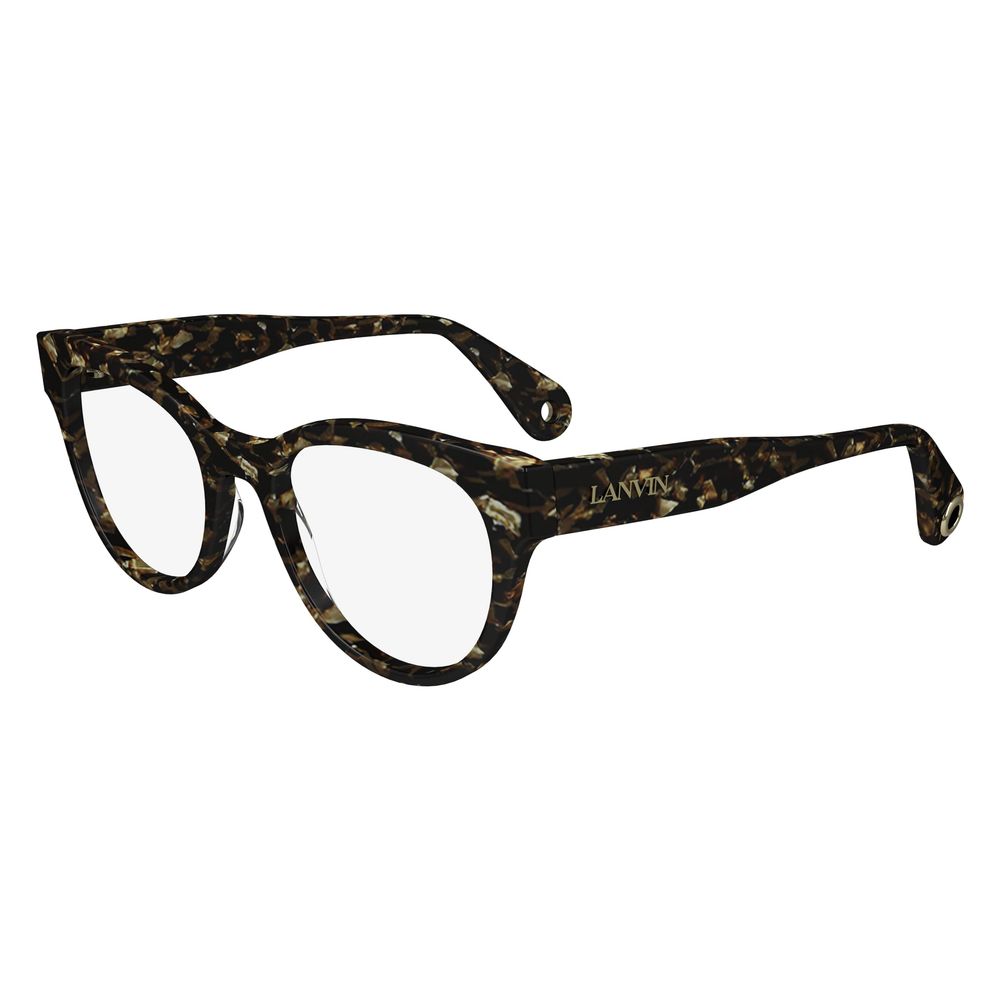 Lanvin Brown Acetate Glasses Frames