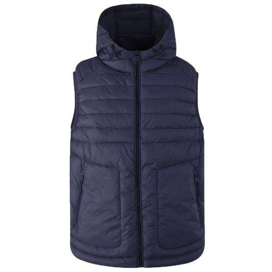 Yes Zee Blue Nylon Vest Yes Zee