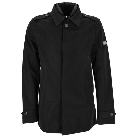 Yes Zee Black Polyester Jacket Yes Zee