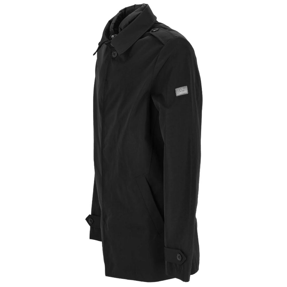 Yes Zee Black Polyester Jacket Yes Zee