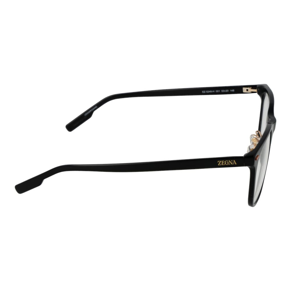 Ermenegildo Zegna Black Acetate Glasses Frames