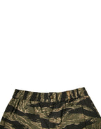Dolce & Gabbana Black Gold Patterned Cotton Bermuda Shorts - Eljoys Fashion 