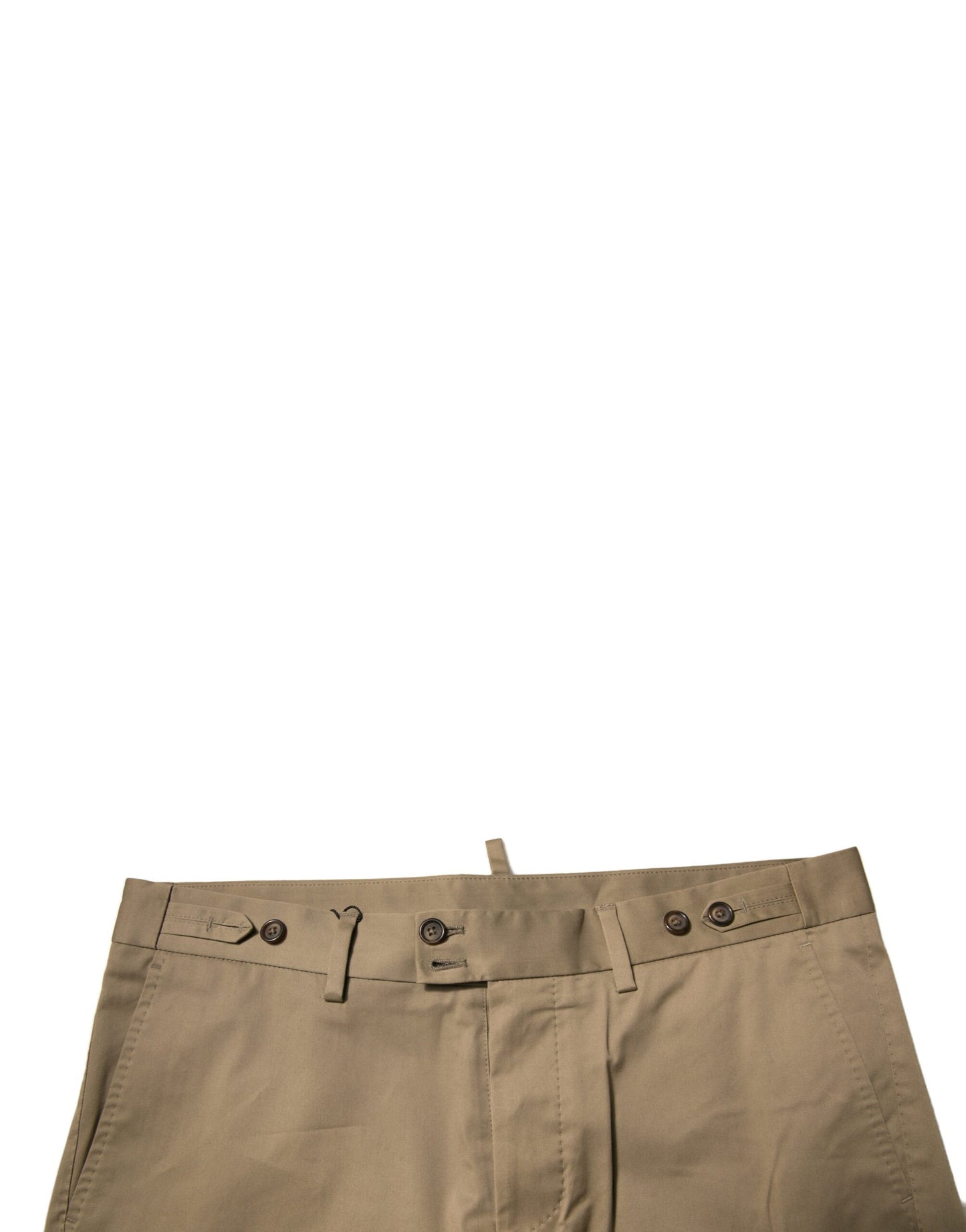 Dolce & Gabbana Brown Chino Cotton Stretch Casual Shorts Dolce & Gabbana