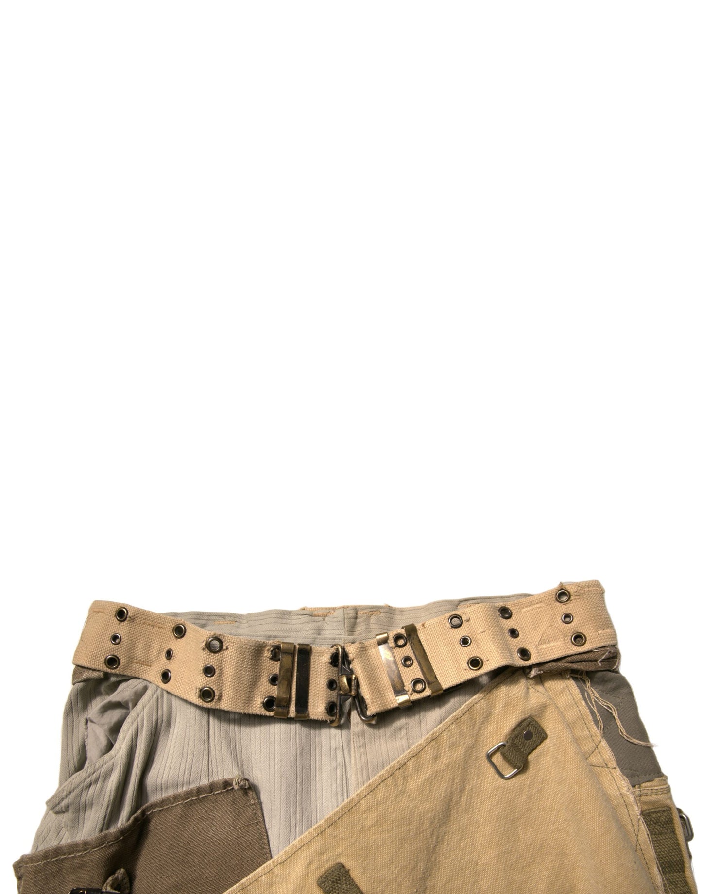 Dolce & Gabbana Multicolor Reconstructed Flight Cargo Pants Dolce & Gabbana
