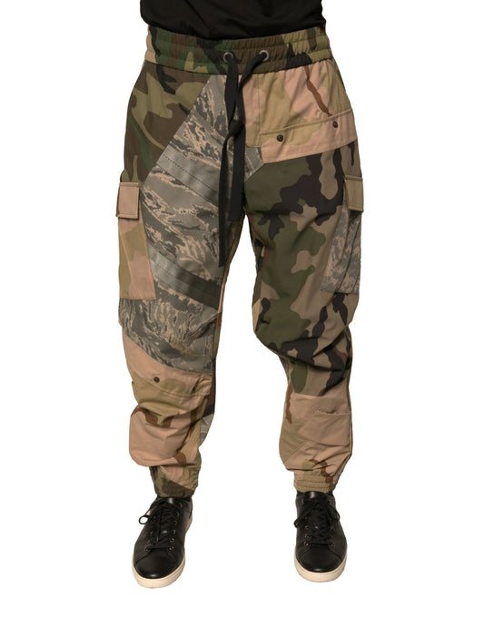 Dolce & Gabbana Multicolor Camouflage Jogger Sweatpants Pants Dolce & Gabbana