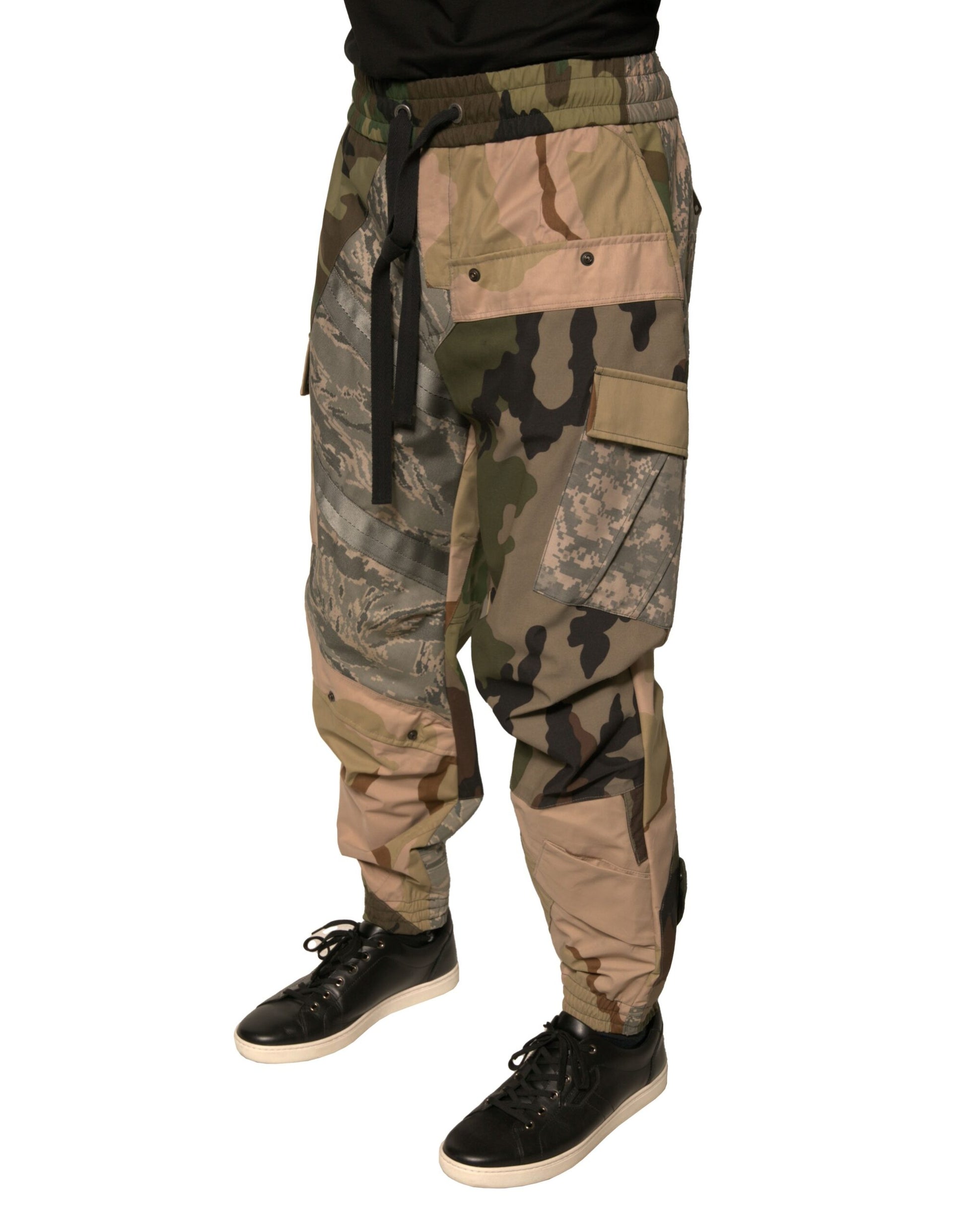 Dolce & Gabbana Multicolor Camouflage Jogger Sweatpants Pants Dolce & Gabbana