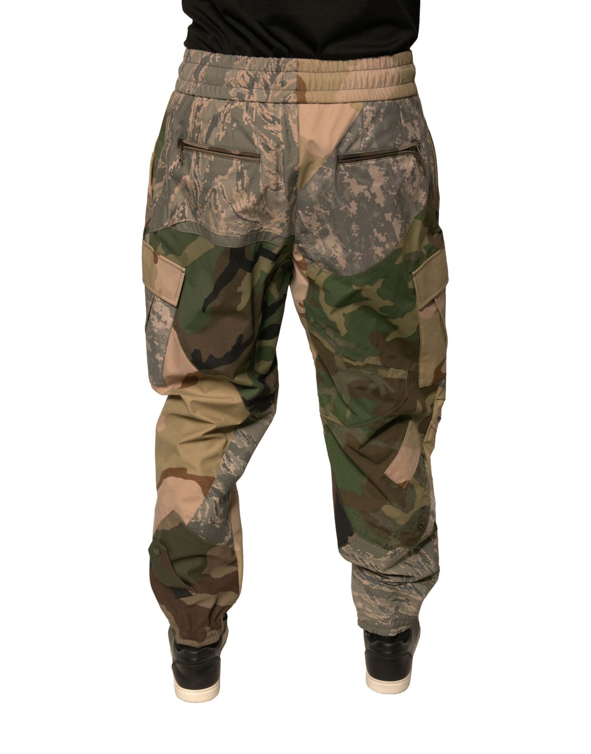 Dolce & Gabbana Multicolor Camouflage Jogger Sweatpants Pants Dolce & Gabbana