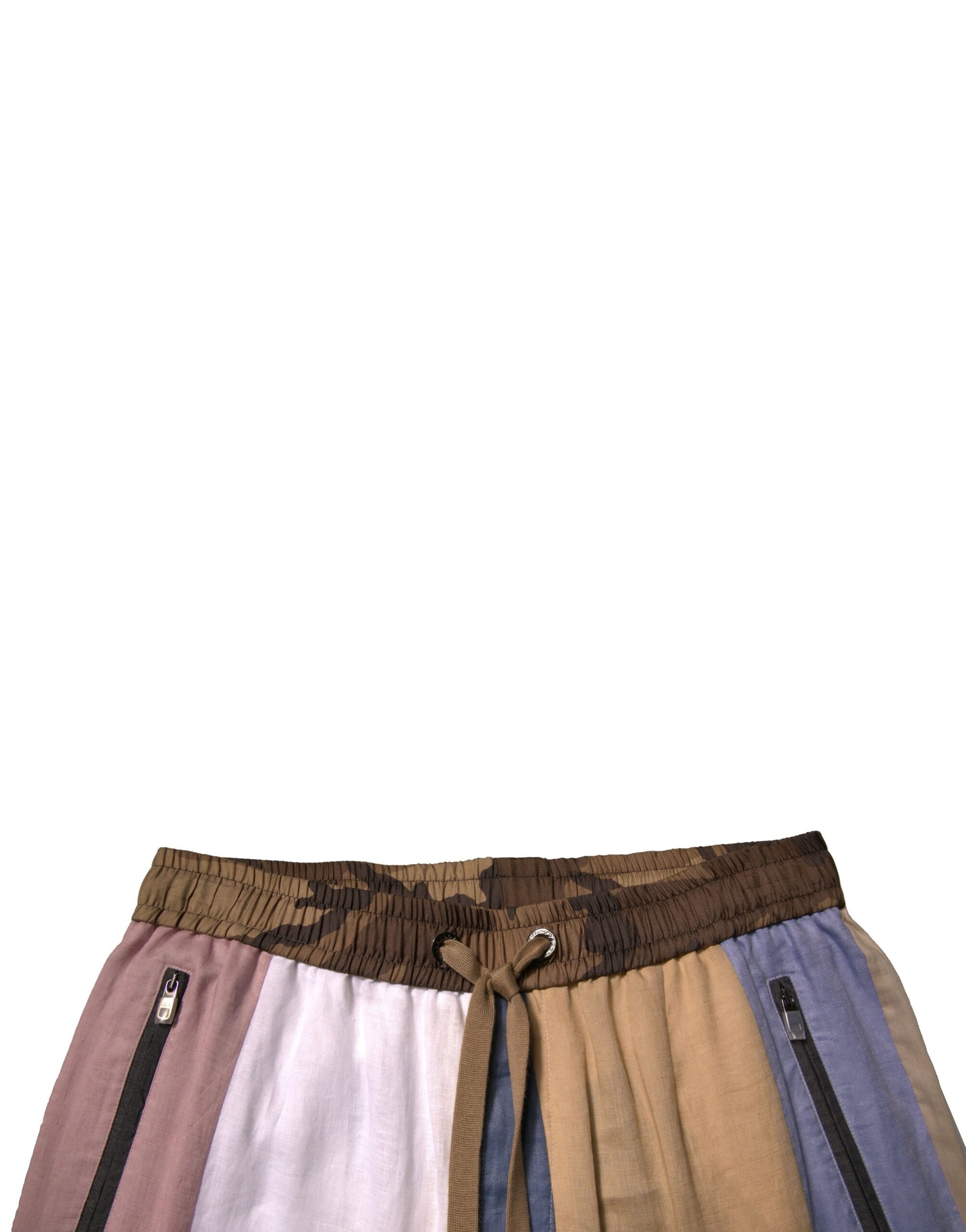 Dolce & Gabbana Multicolor Patchwork Jogger Sweatpants Pants Dolce & Gabbana