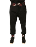 Dolce & Gabbana Black Camouflage Wool Jogger Sweatpants Pants - Eljoys Fashion 