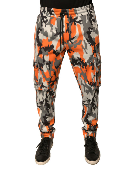 Dolce & Gabbana Multicolor Camouflage Cargo Jogger Pants Dolce & Gabbana