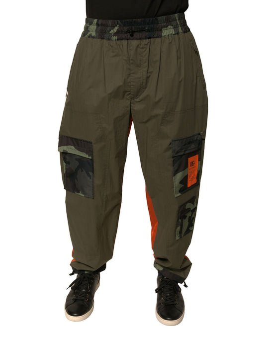 Dolce & Gabbana Multicolor Camouflage Jogger Cargo Pants Dolce & Gabbana