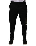 Dolce & Gabbana Black Cotton Men Cargo Casual Pants - Eljoys Fashion 