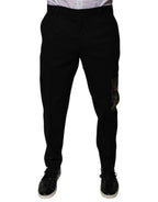 Dolce & Gabbana Black Cotton Men Cargo Casual Pants - Eljoys Fashion 