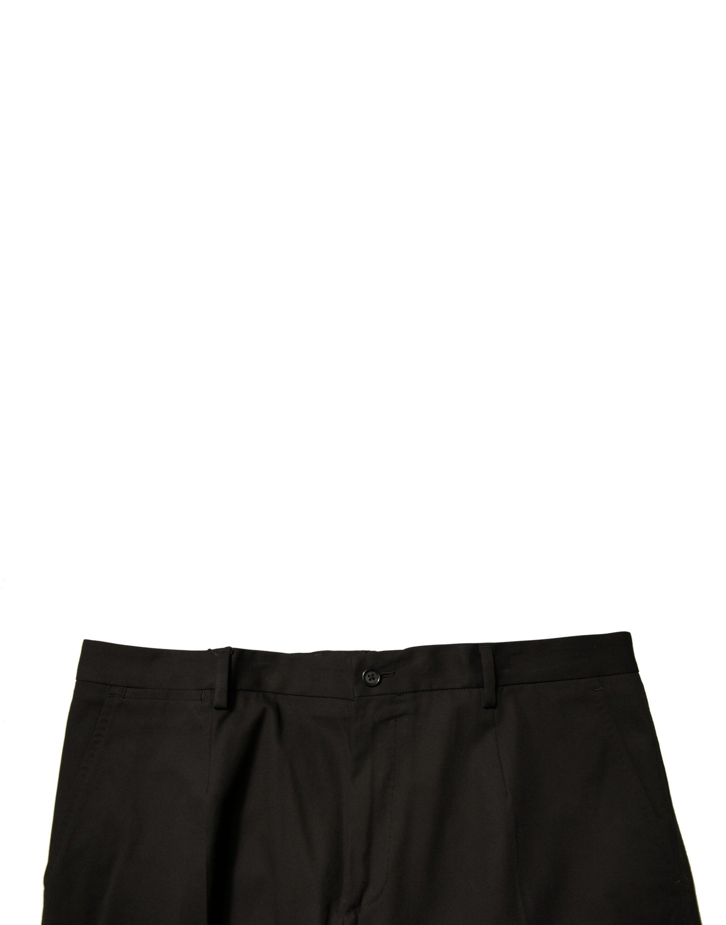 Dolce & Gabbana Black Cotton Men Cargo Casual Pants Dolce & Gabbana