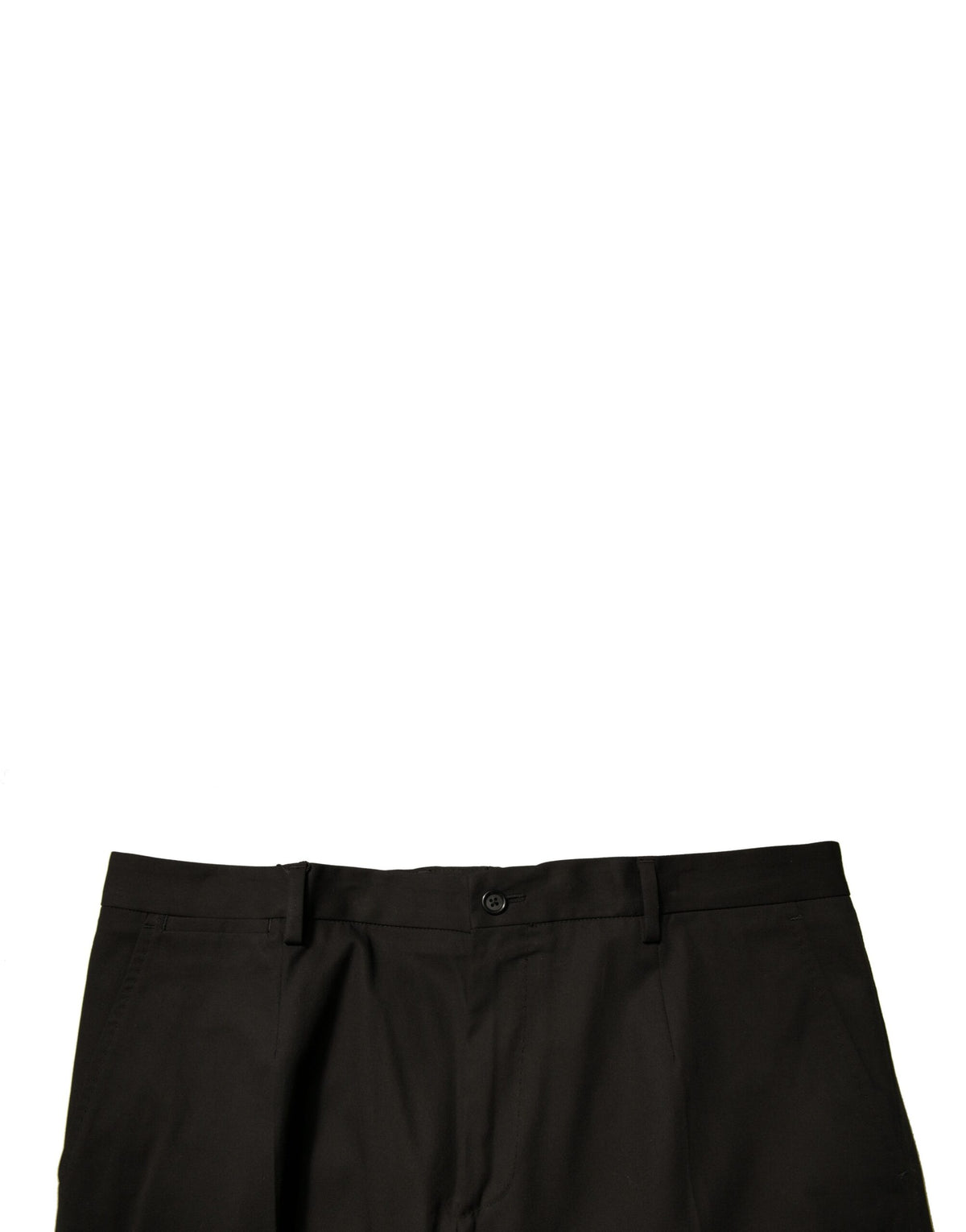 Dolce & Gabbana Black Cotton Men Cargo Casual Pants - Eljoys Fashion 