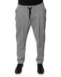 Dolce & Gabbana Black White Houndstooth Skinny Dress Pants - Eljoys Fashion 
