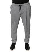Dolce & Gabbana Black White Houndstooth Skinny Dress Pants - Eljoys Fashion 