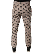 Dolce & Gabbana Beige Logo Cotton Skinny Denim Jeans Dolce & Gabbana