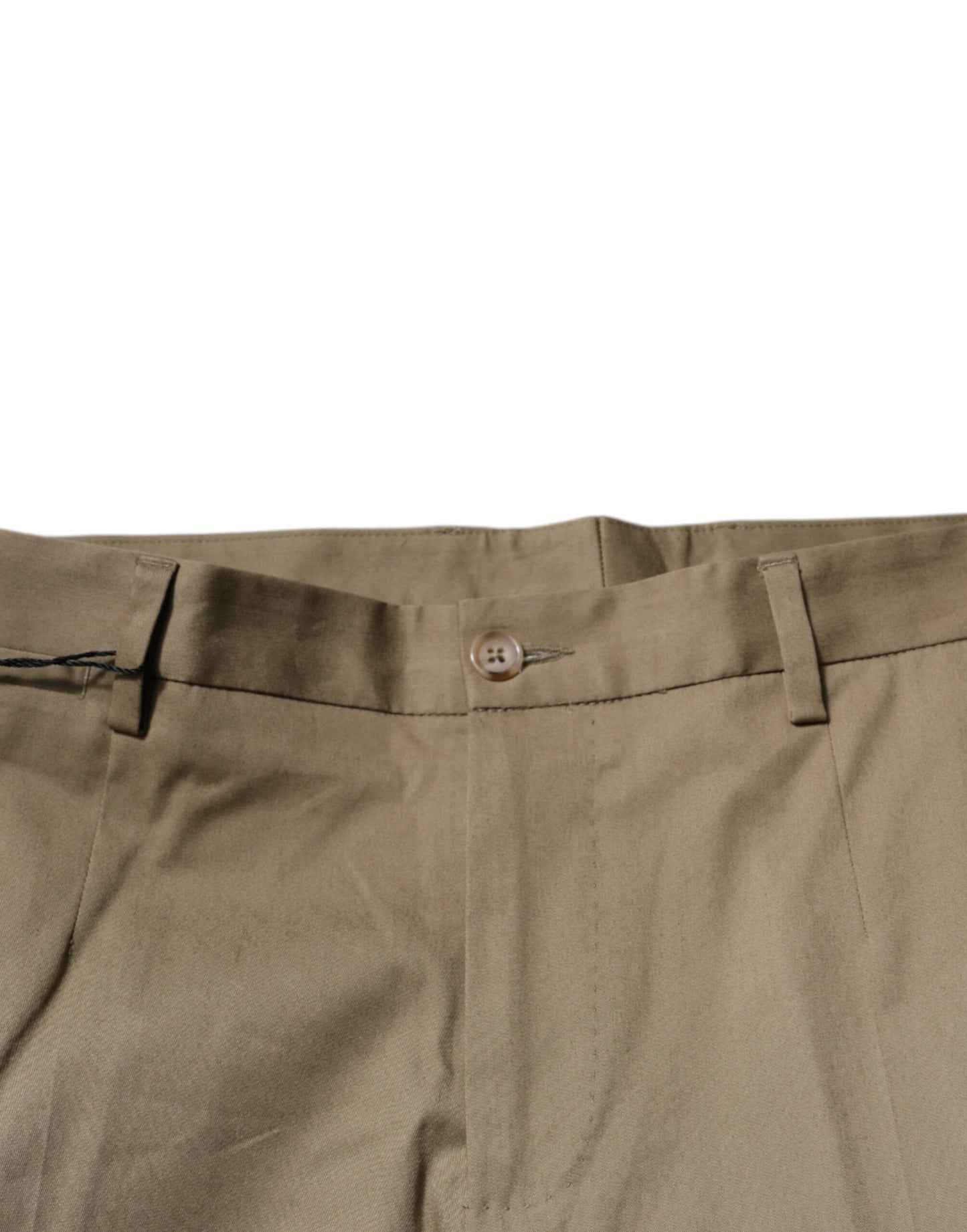 Dolce & Gabbana Brown Logo Men Casual Tapered Pants Dolce & Gabbana