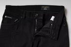 Dolce & Gabbana Black Cotton Tattered Skinny Denim Logo Jeans - Eljoys Fashion 