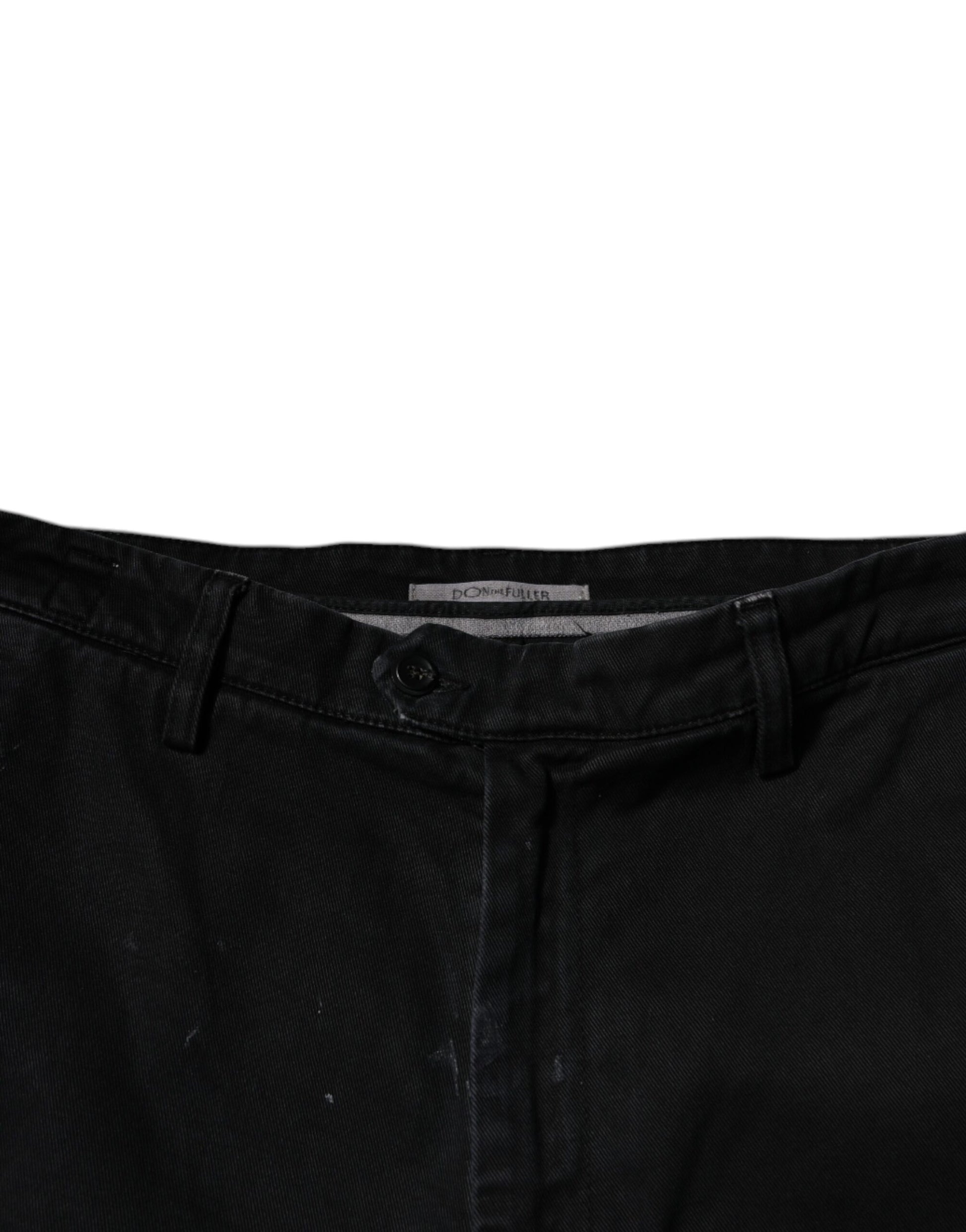 Dolce & Gabbana Black HOUSTON Men Cropped Denim Jeans Dolce & Gabbana