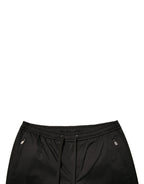 Dolce & Gabbana Black Cotton Stretch Jogger Sweatpants Pants - Eljoys Fashion 
