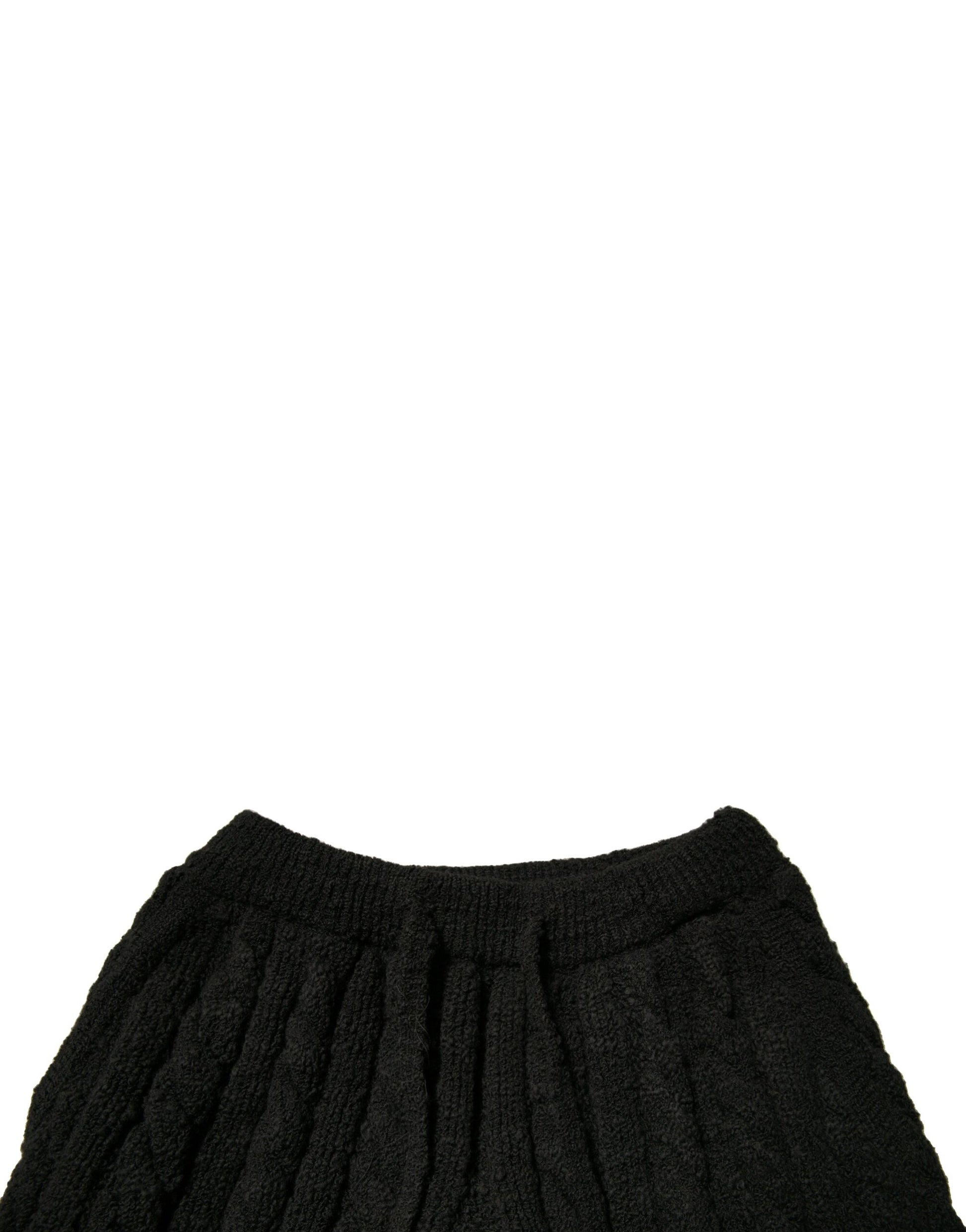Dolce & Gabbana Black Wool Knitted Skinny Pants Dolce & Gabbana