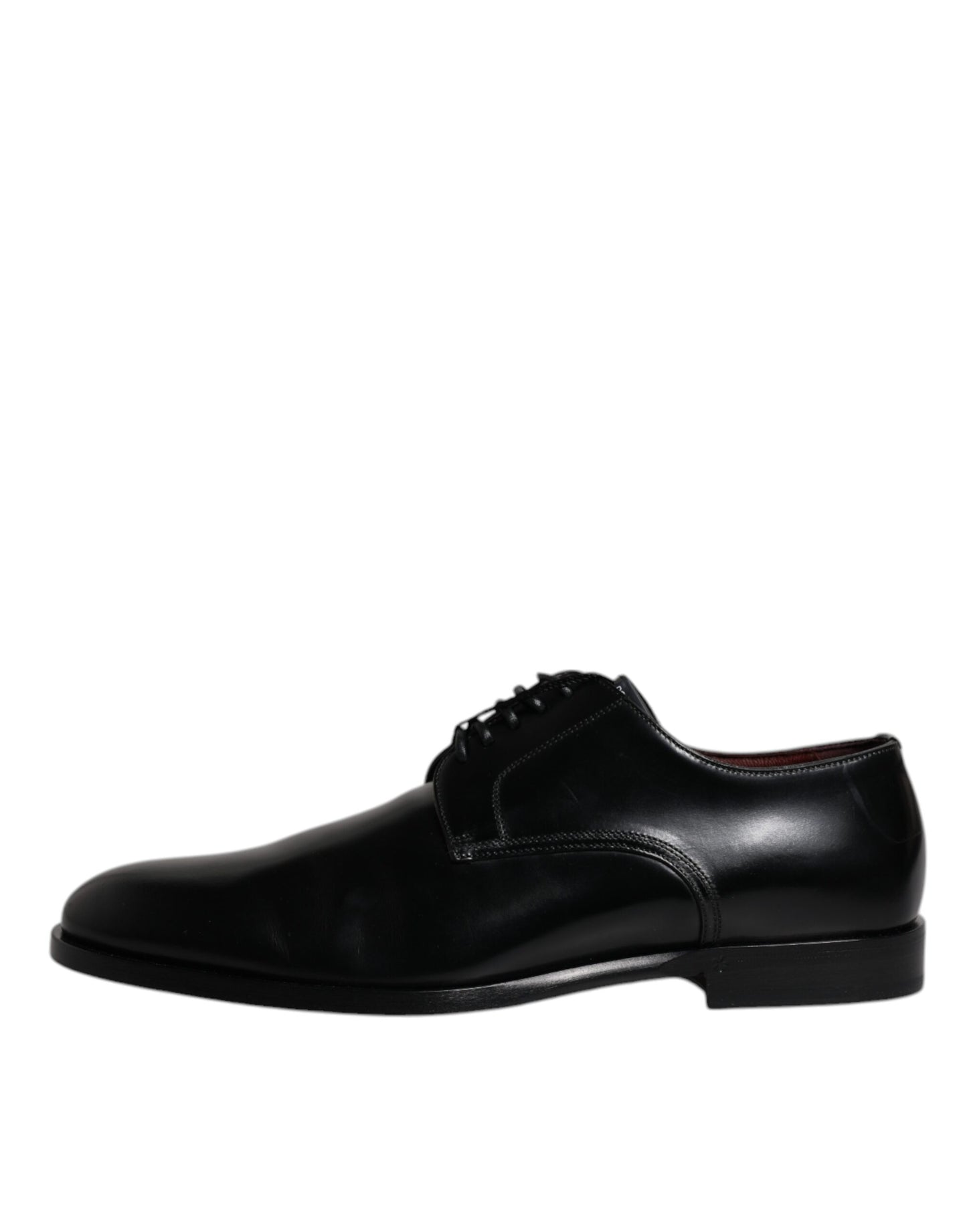 Dolce & Gabbana Black Calfskin Leather Derby Lace Up Formal Dress Shoes Dolce & Gabbana