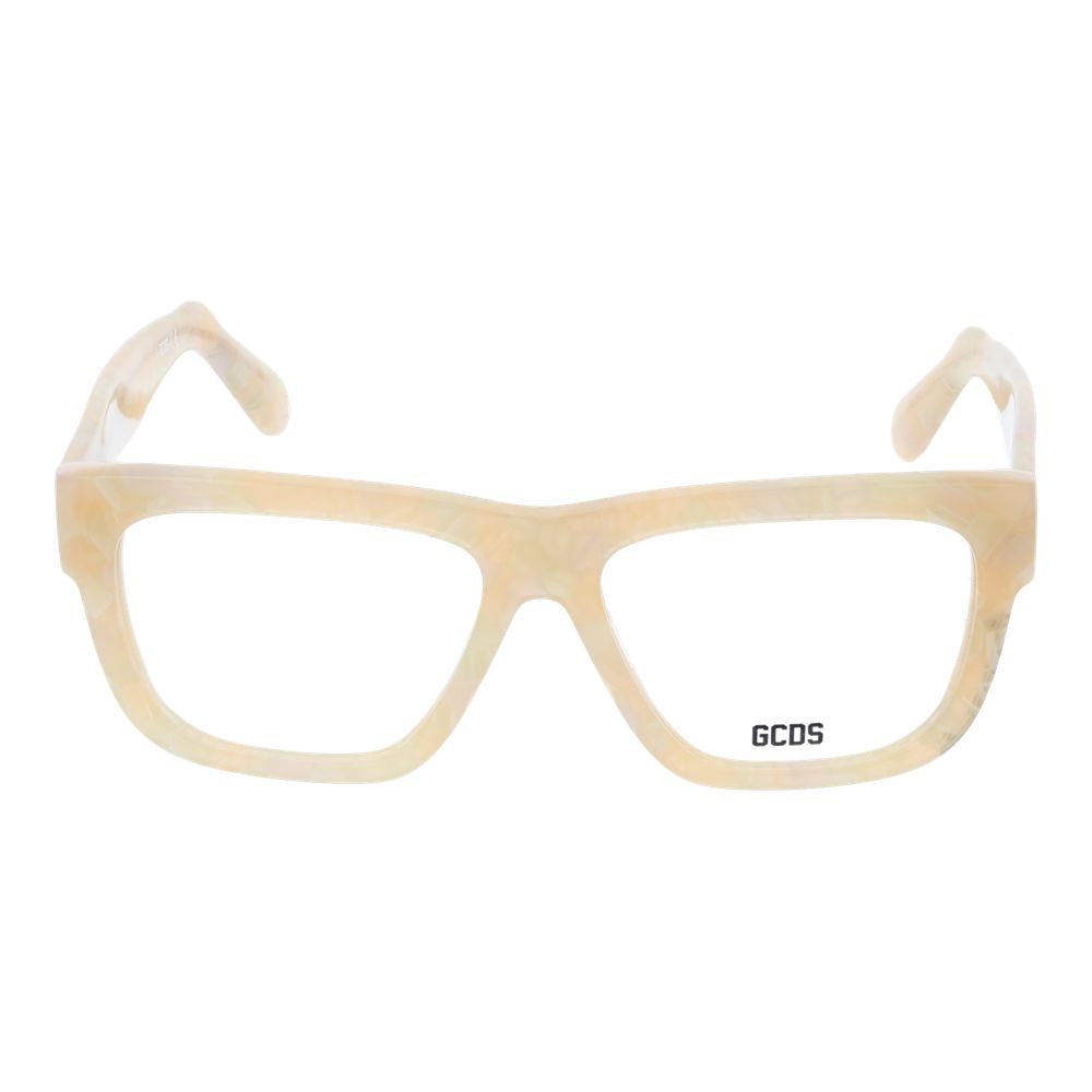 GCDS White Unisex Glasses Frame