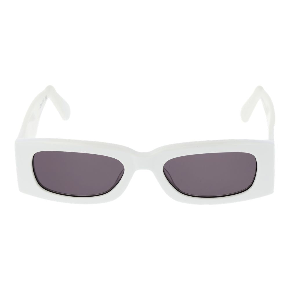 GCDS White Unisex Sunglass