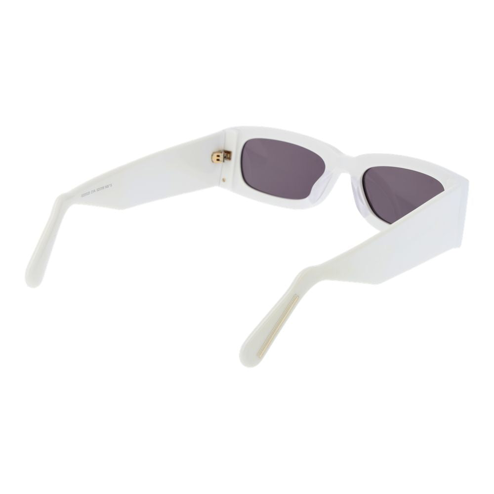 GCDS White Unisex Sunglass