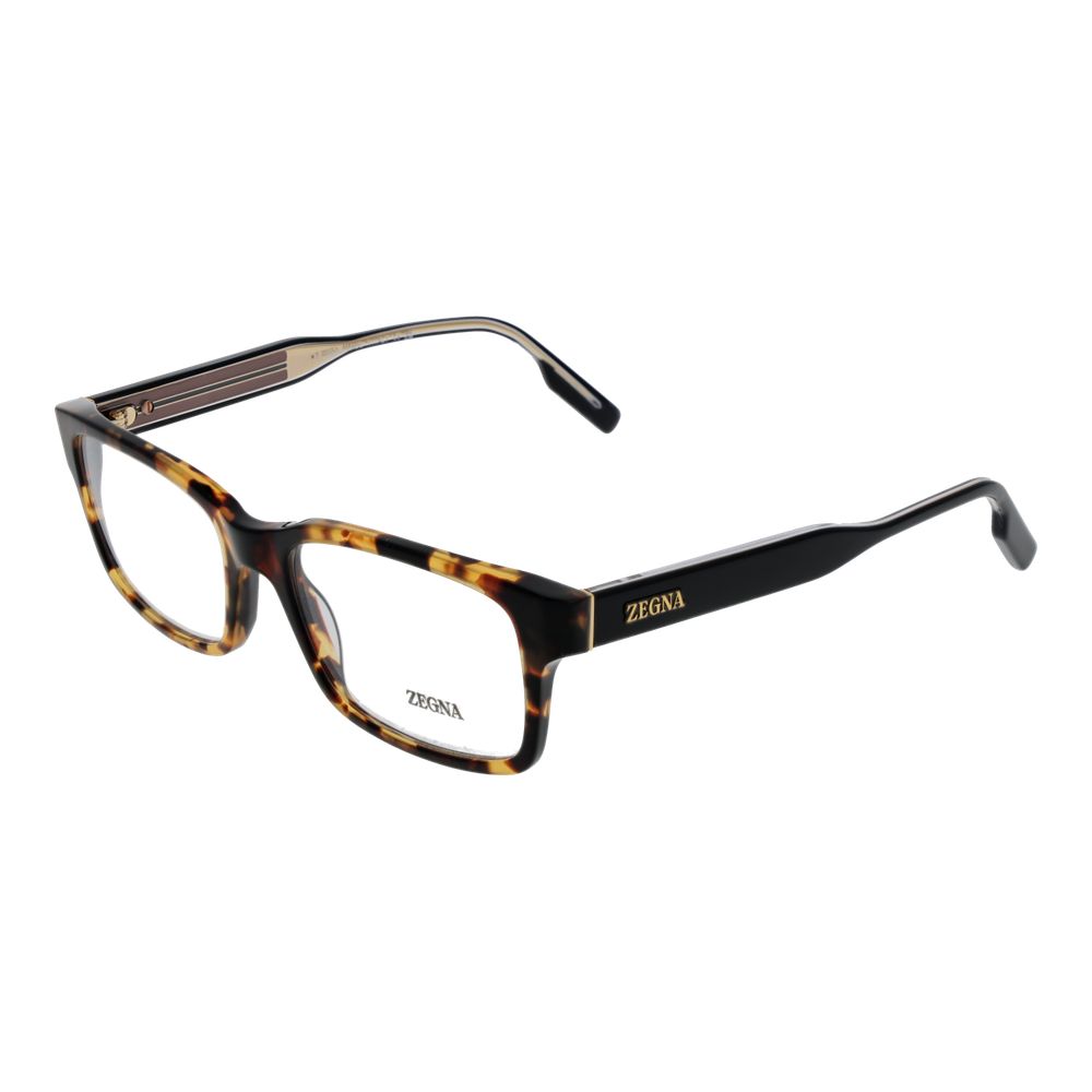 Ermenegildo Zegna Brown Acetate Glasses Frames