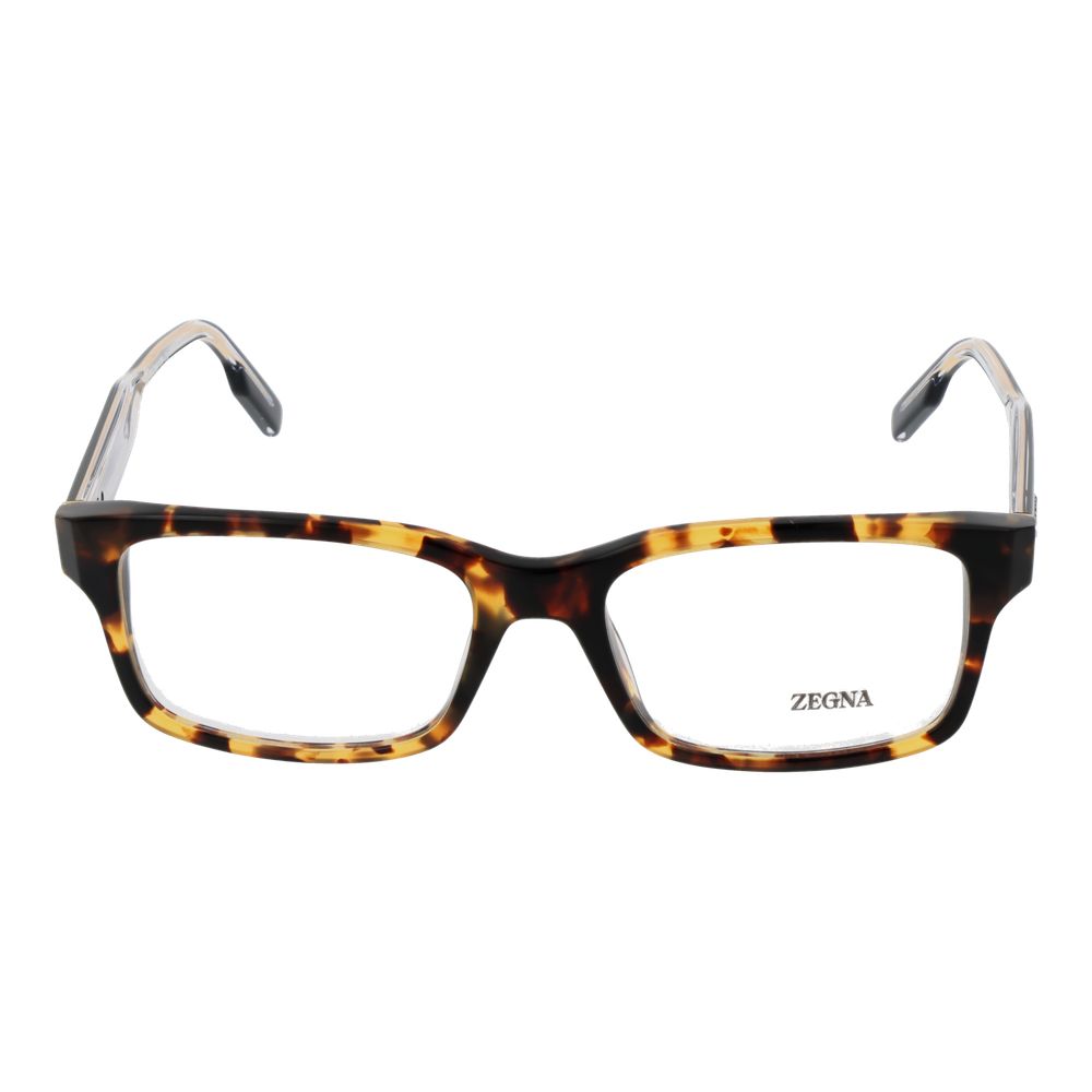 Ermenegildo Zegna Brown Acetate Glasses Frames