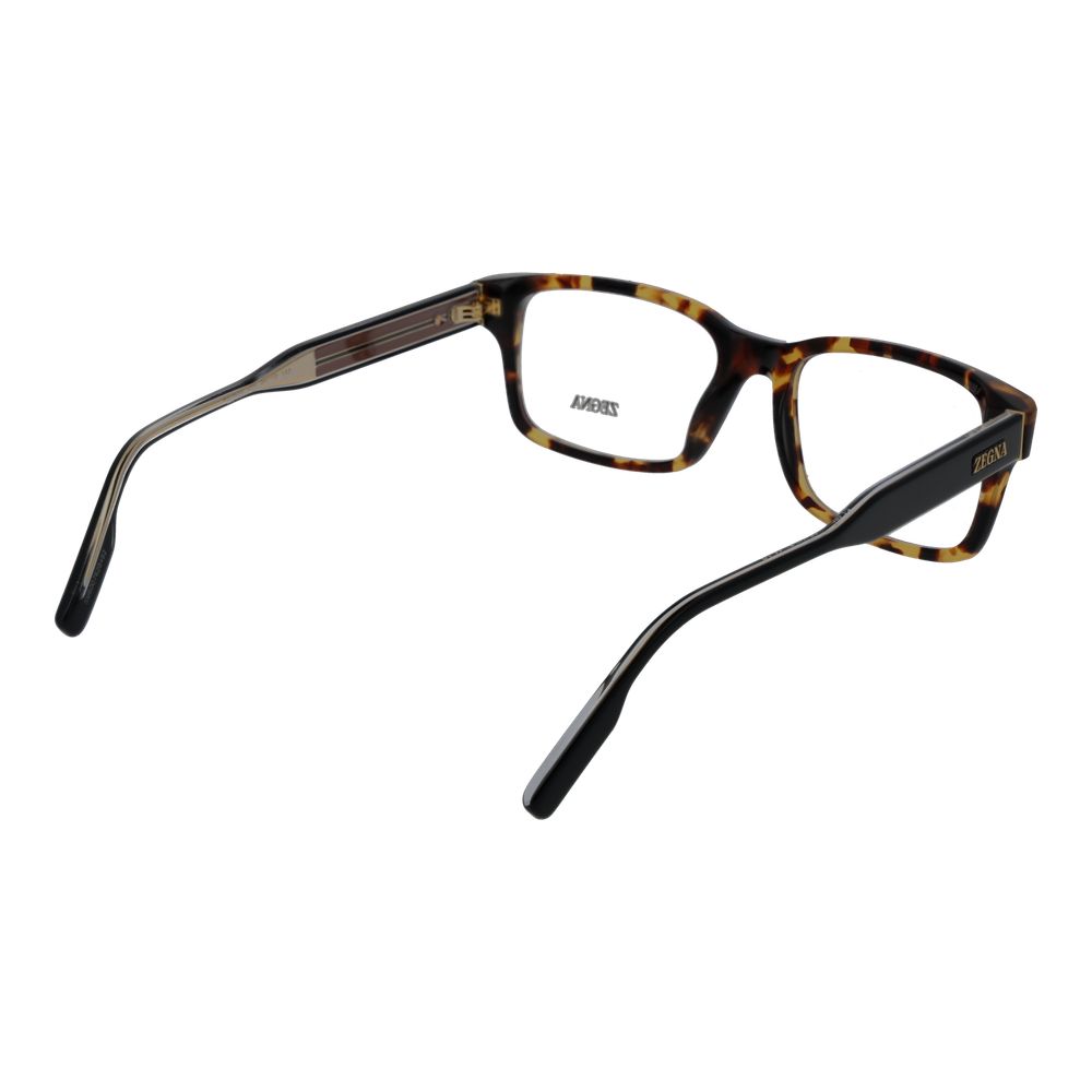 Ermenegildo Zegna Brown Acetate Glasses Frames