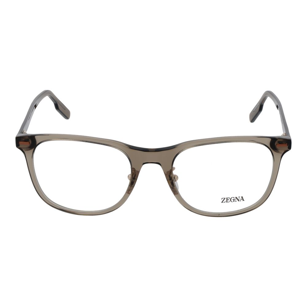 Ermenegildo Zegna Brown Men Glasses Frame