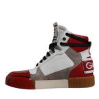 Dolce & Gabbana Multicolor Leather High Top Sneakers Shoes