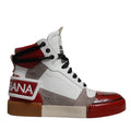 Dolce & Gabbana Multicolor Leather High Top Sneakers Shoes