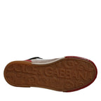 Dolce & Gabbana Multicolor Leather High Top Sneakers Shoes