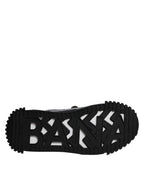 Dolce & Gabbana Gray Black NS1 High Top Boots Sneakers Shoes - Eljoys Fashion 