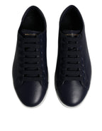 Dolce & Gabbana Blue Low Top Men Saint Tropez Sneakers Shoes - Eljoys Fashion 
