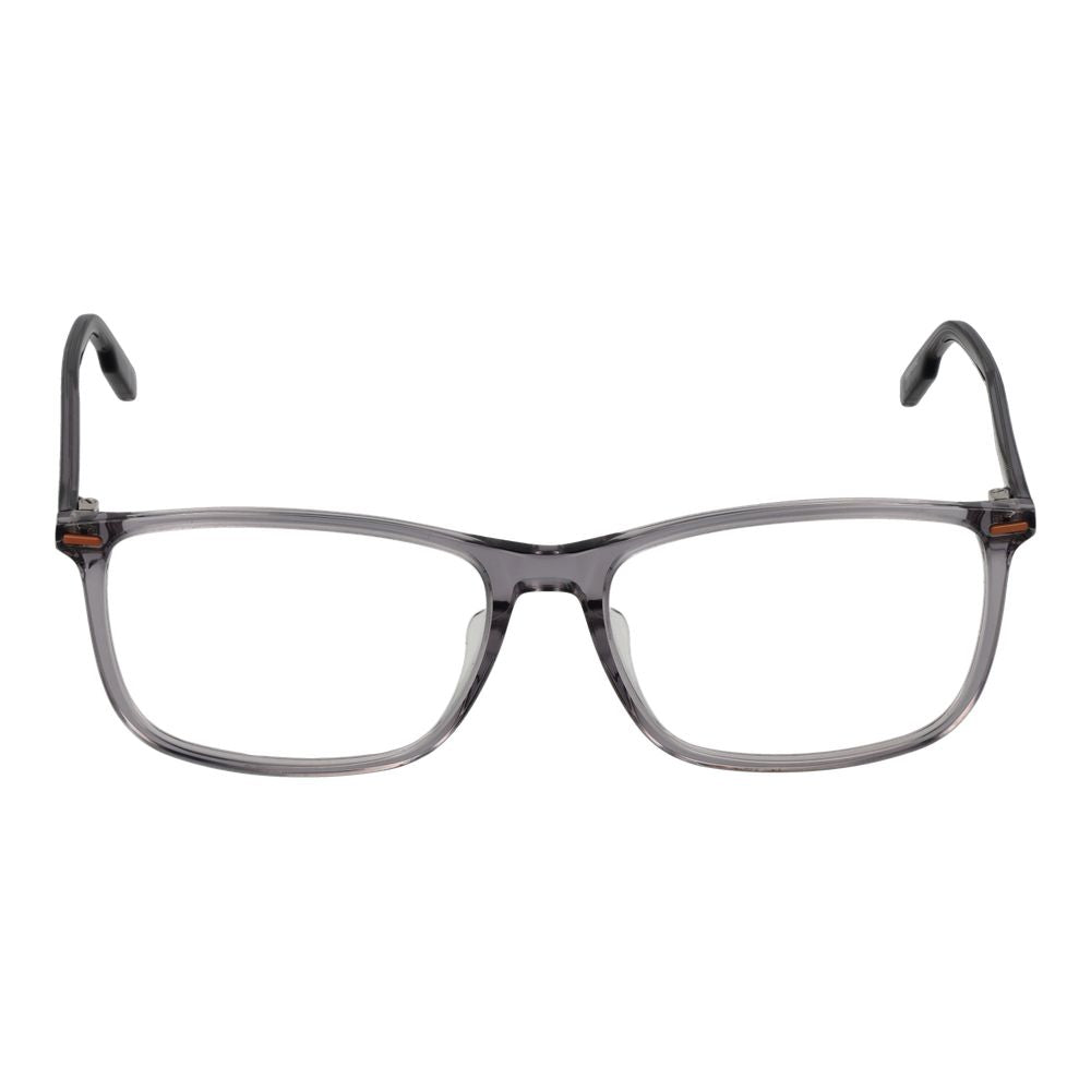 Ermenegildo Zegna Gray Men Glasses Frame
