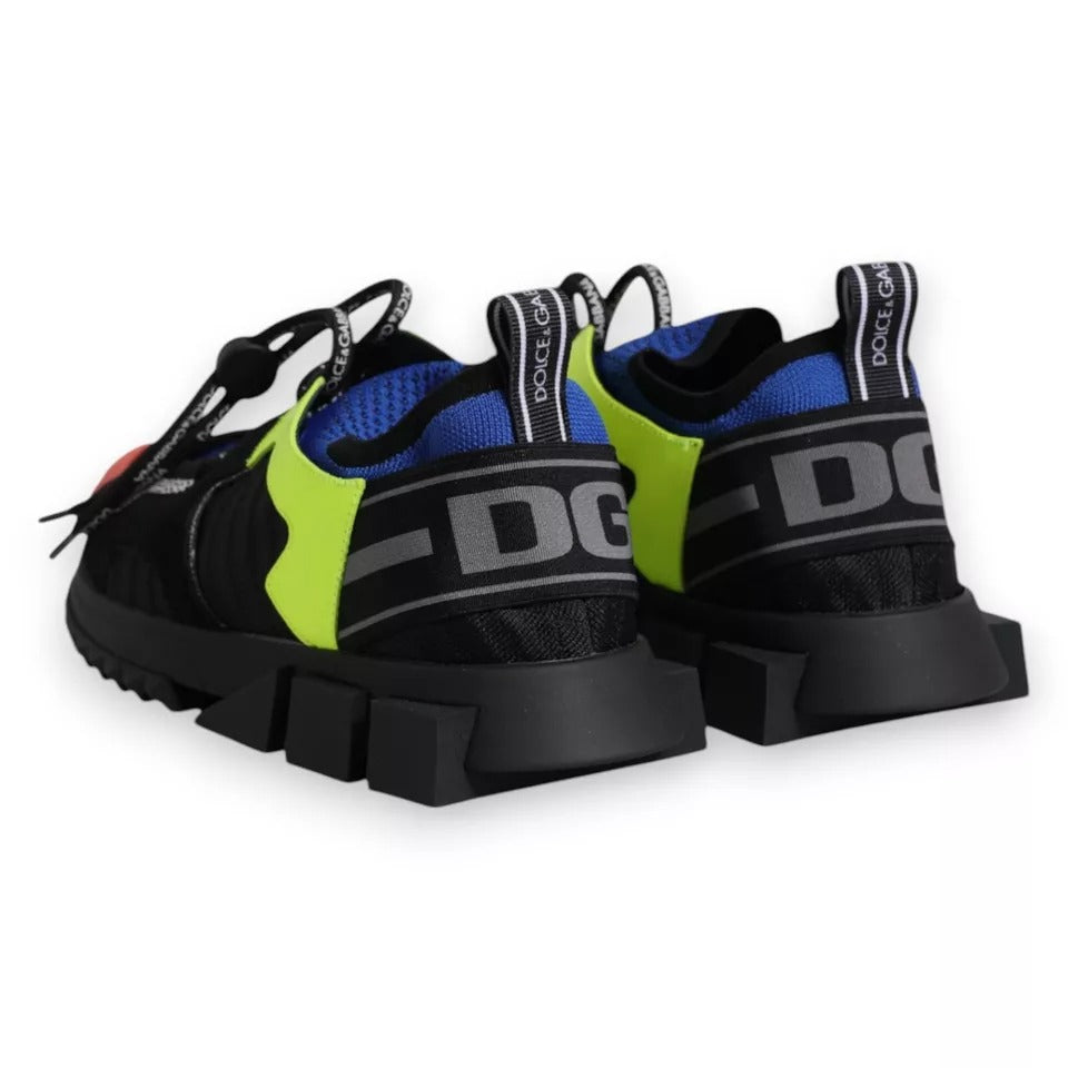 Dolce & Gabbana Multicolor Mesh Sorrento Trekking Sneakers Shoes Dolce & Gabbana