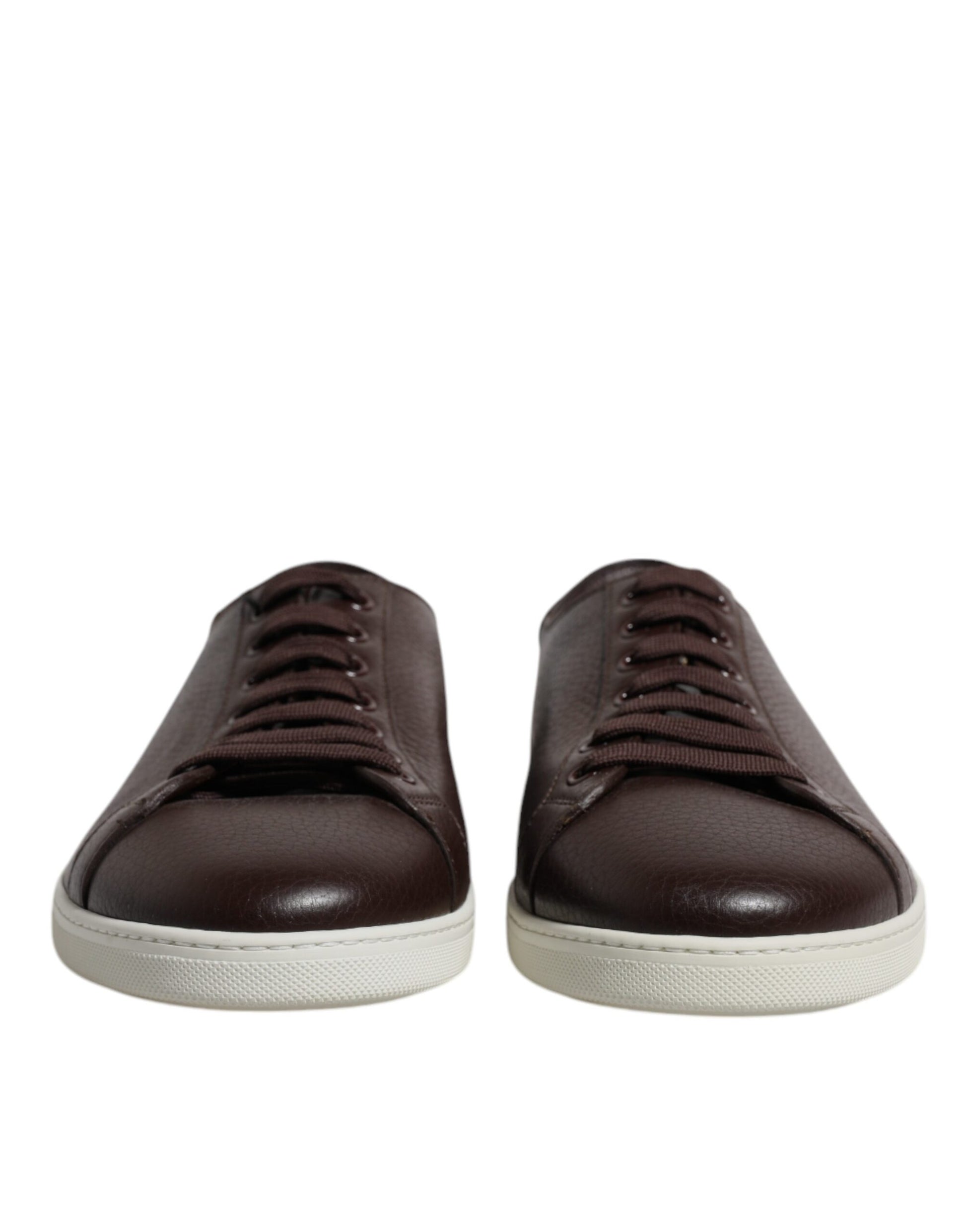 Dolce & Gabbana Brown Low Top Men Saint Tropez Sneakers Shoes Dolce & Gabbana