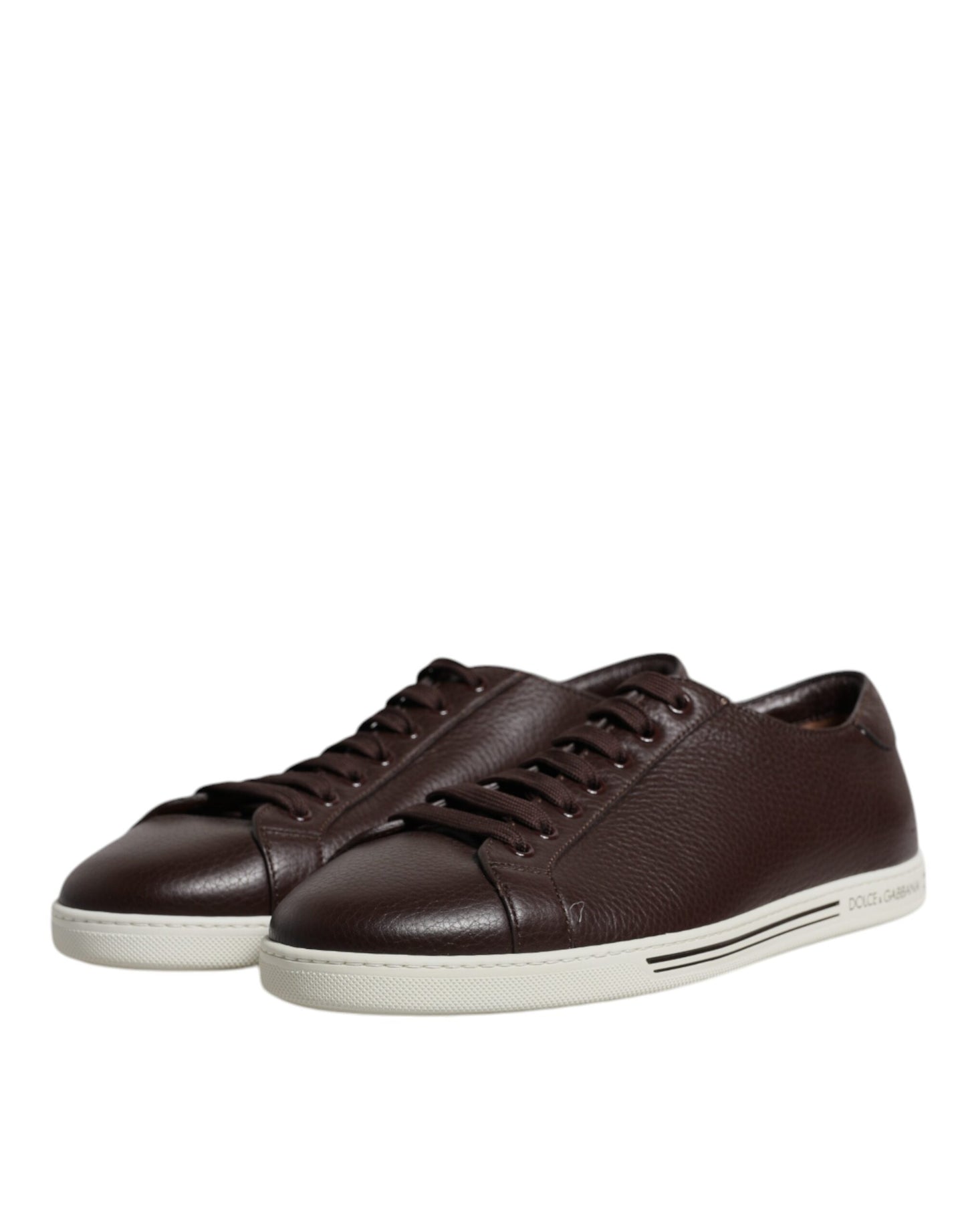 Dolce & Gabbana Brown Low Top Men Saint Tropez Sneakers Shoes Dolce & Gabbana