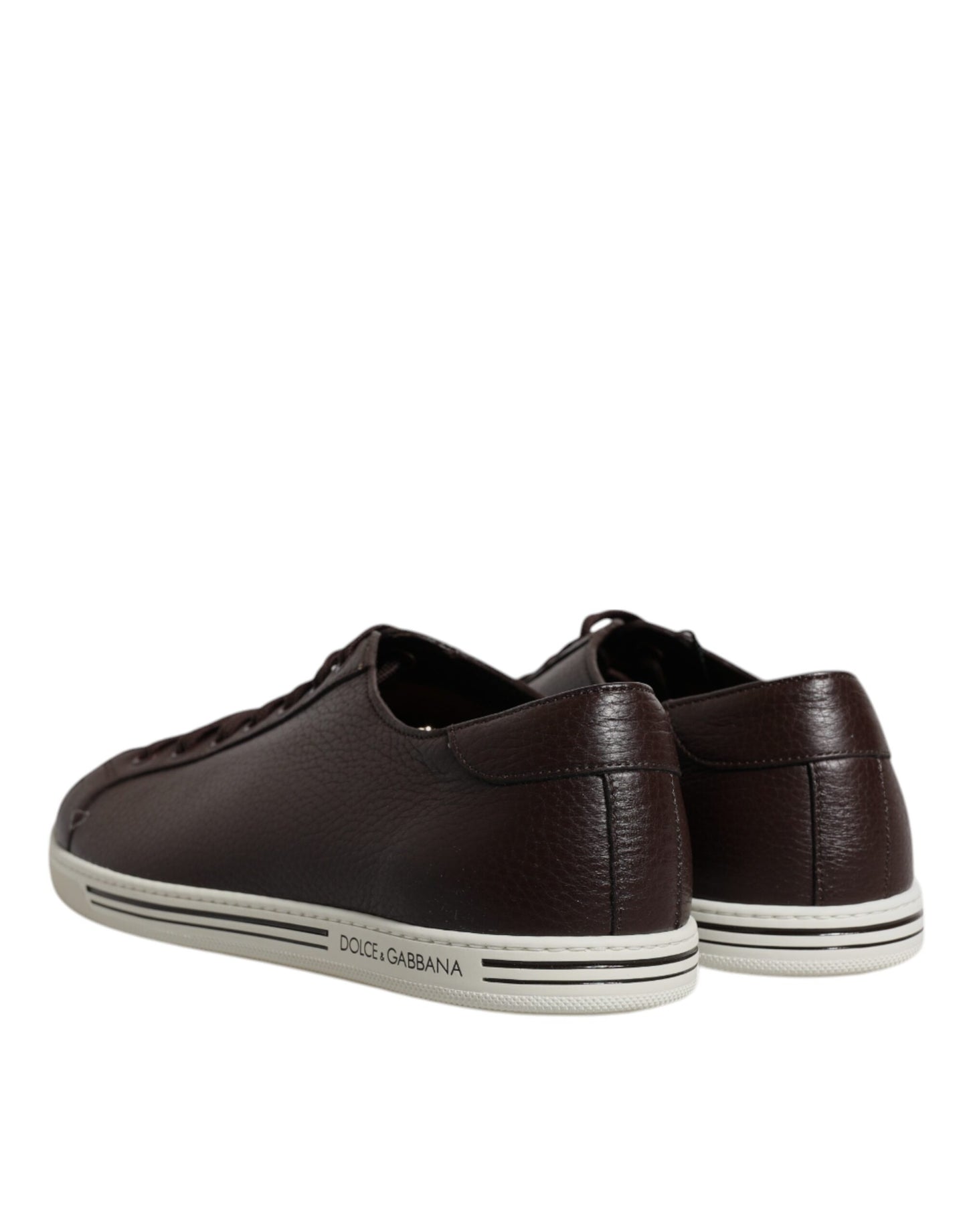 Dolce & Gabbana Brown Low Top Men Saint Tropez Sneakers Shoes Dolce & Gabbana