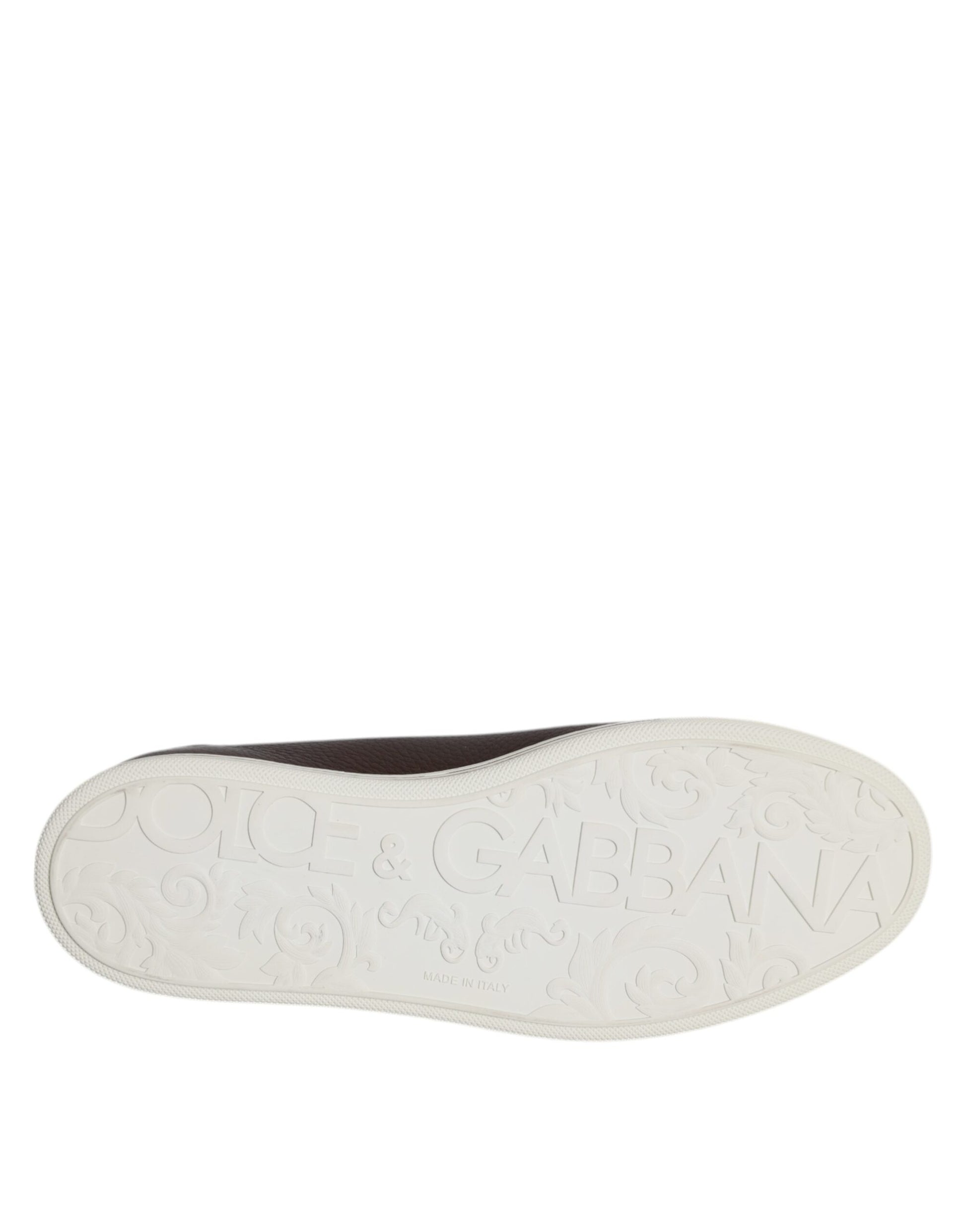 Dolce & Gabbana Brown Low Top Men Saint Tropez Sneakers Shoes Dolce & Gabbana