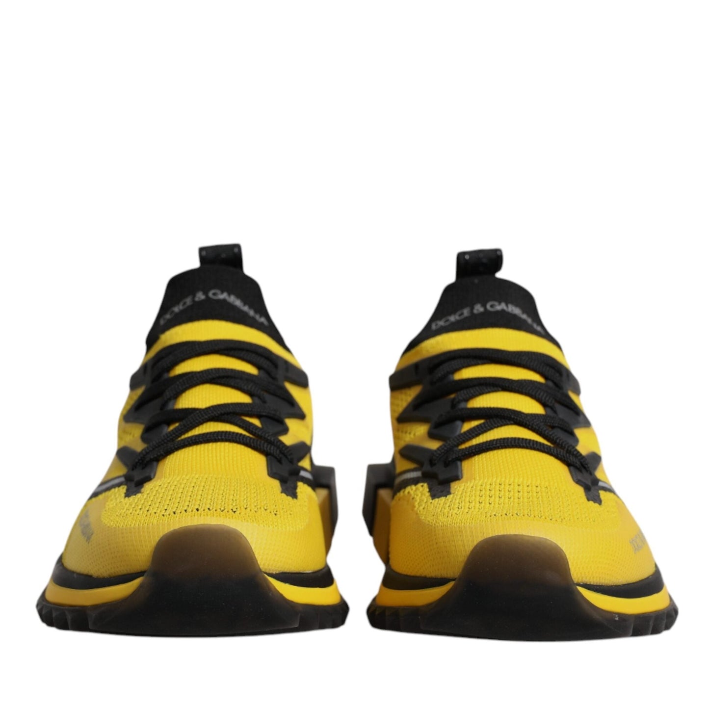 Dolce & Gabbana Yellow SORRENTO Sport Stretch Sneakers Shoes