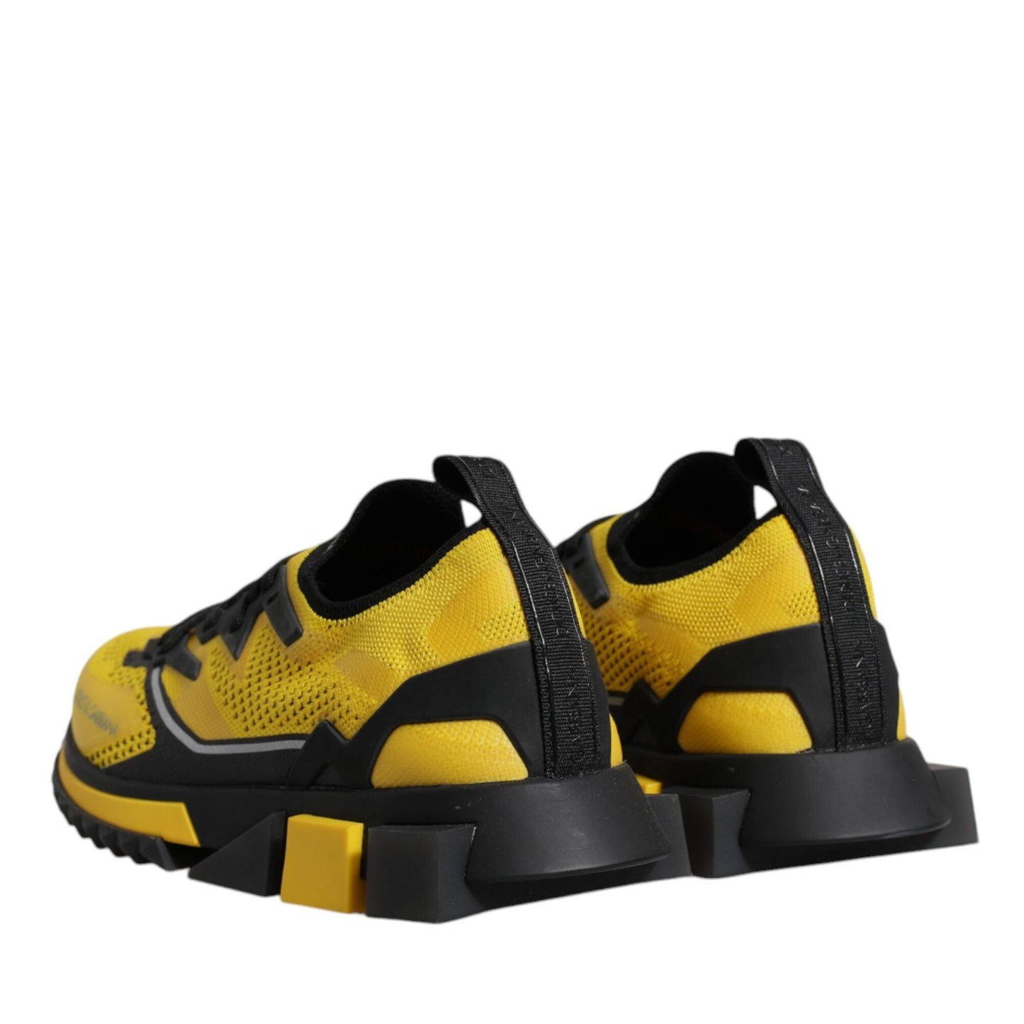 Dolce & Gabbana Yellow SORRENTO Sport Stretch Sneakers Shoes