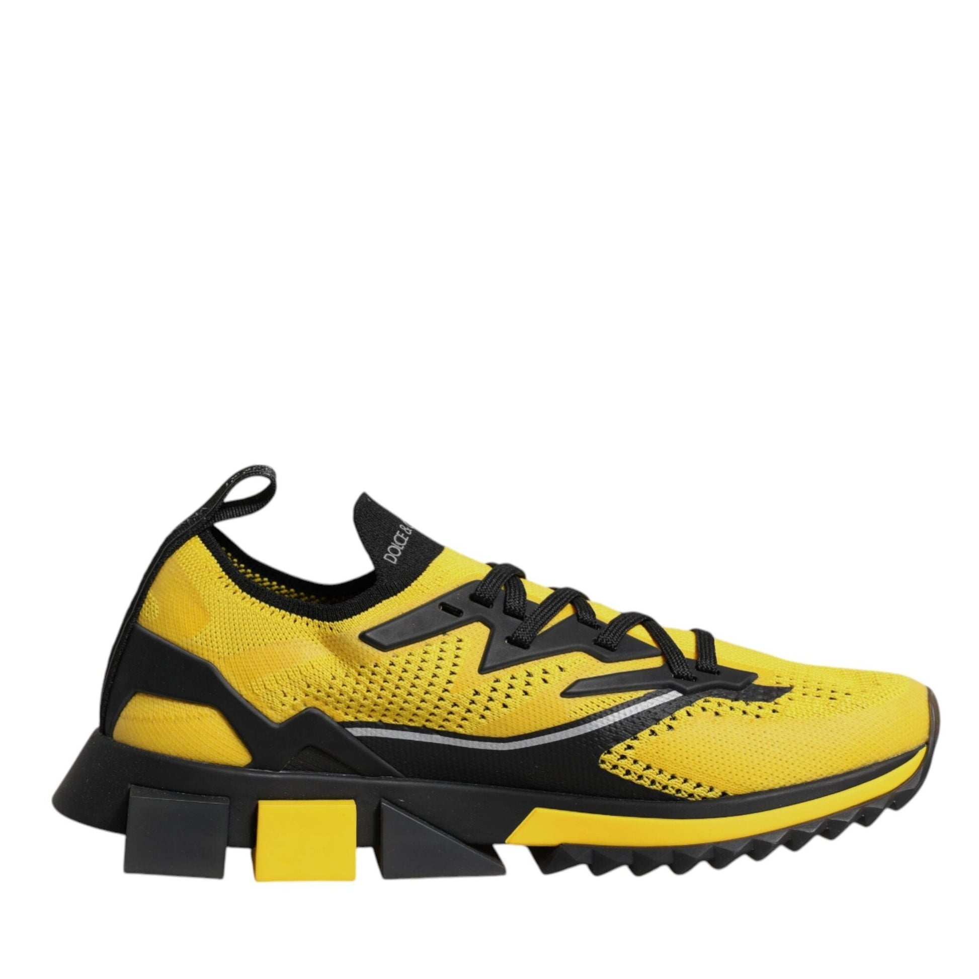 Dolce & Gabbana Yellow SORRENTO Sport Stretch Sneakers Shoes